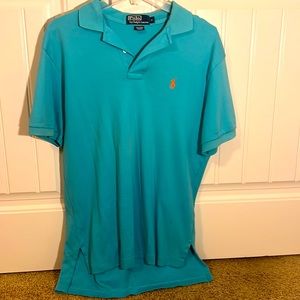 Polo by Ralph Lauren Marine Blue Polo Shirt Small